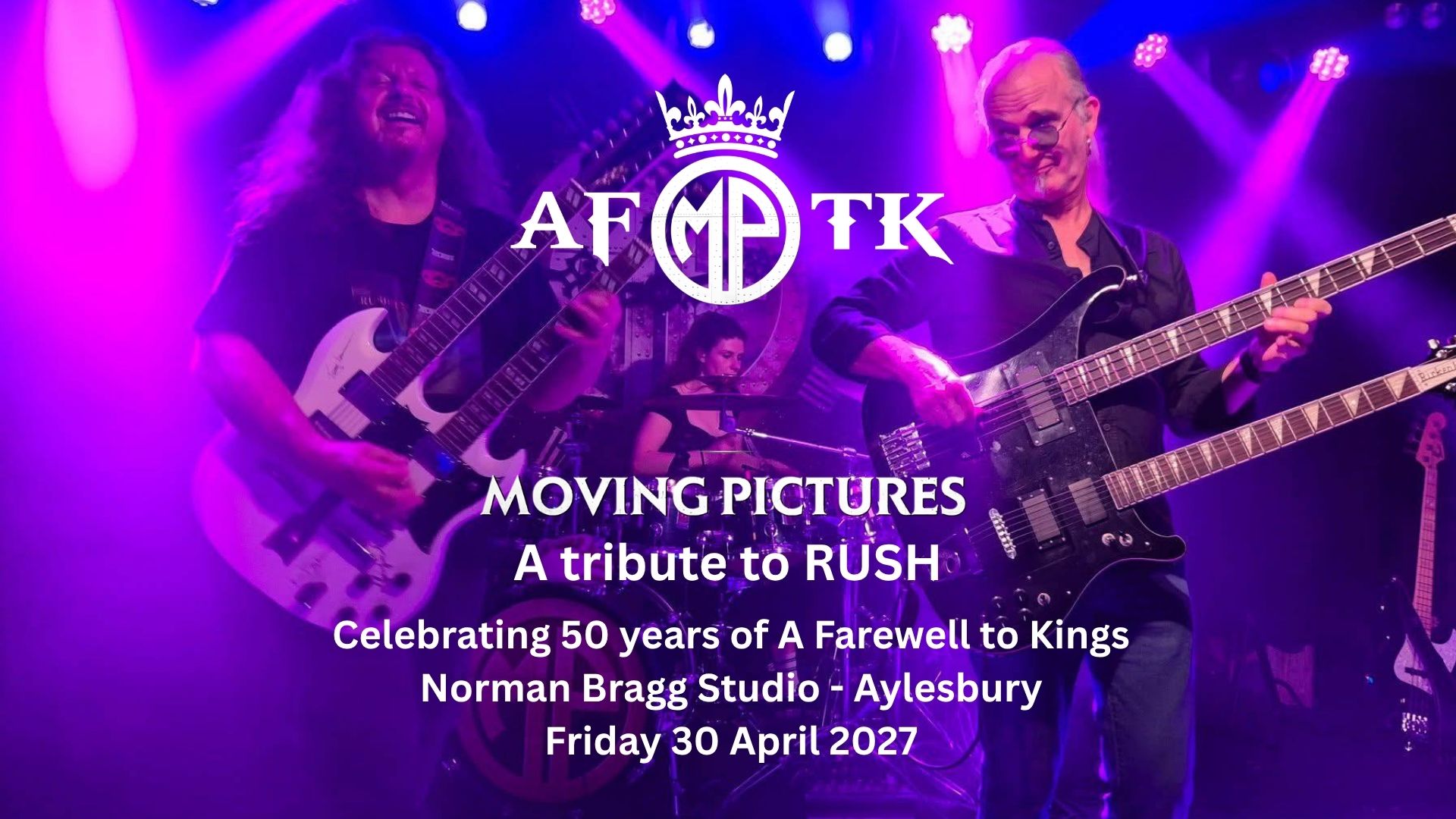 Moving Pictures - RUSH tribute Tickets | Norman Bragg Studio